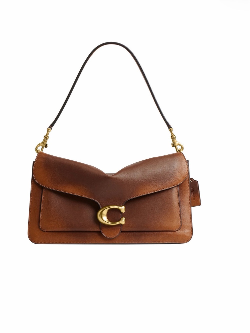 Tabby 36 New with tag Brown Loved Leather Shoulder Bag with Gold Hardware